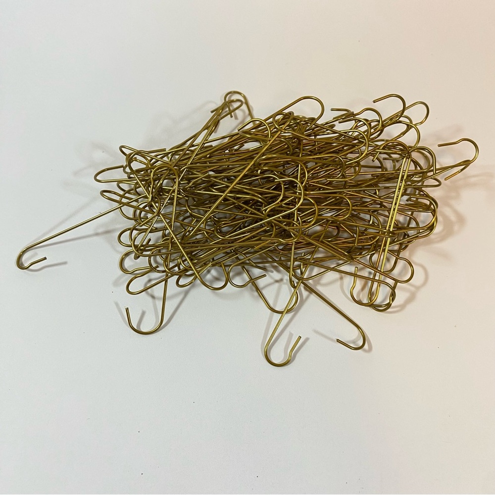 Quality Gold Tone Christmas Ornament Hooks